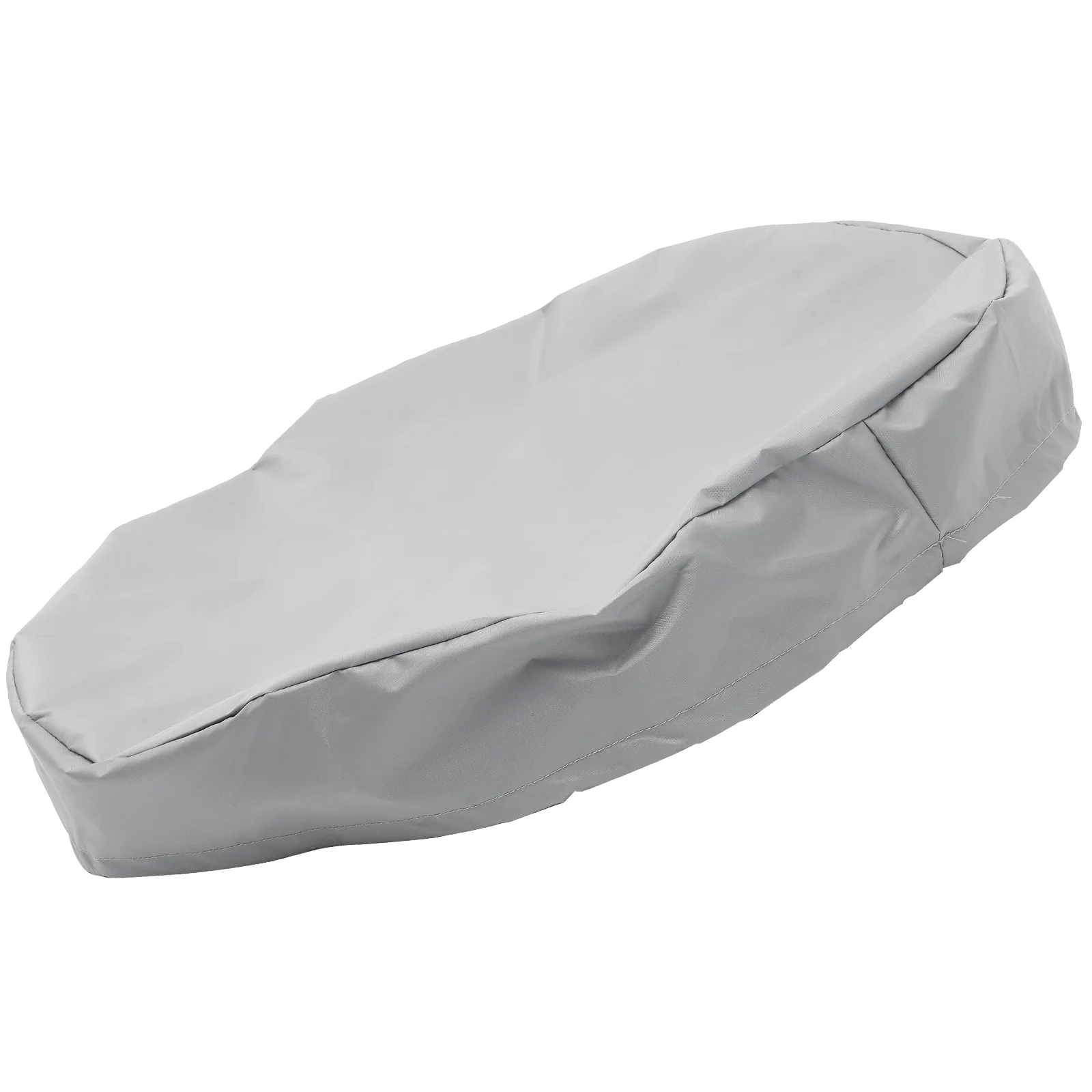 

Protective Sealed Bucket Top Cover 65x10cm Gray Oxford Cloth Waterproof Rain Cover Drawstring for 55 Gallon Drums Garbage