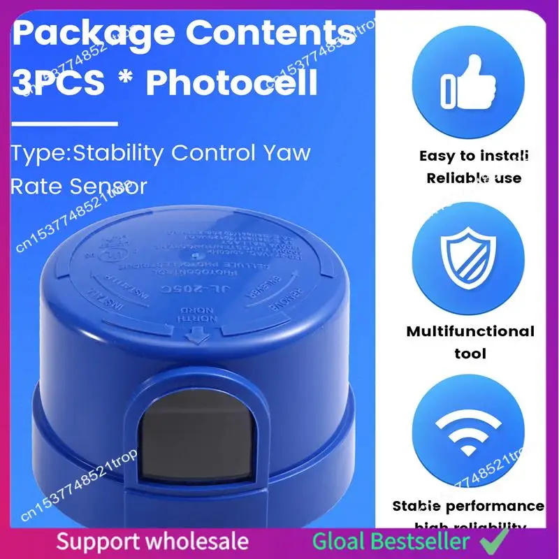 

A38M 3-пакет фотоэлемента для наружного освещения, фотосенсорный переключатель с автоматическим включением и выключением с поворотным замком, фотоэлектрический свет от сумерения до рассвета