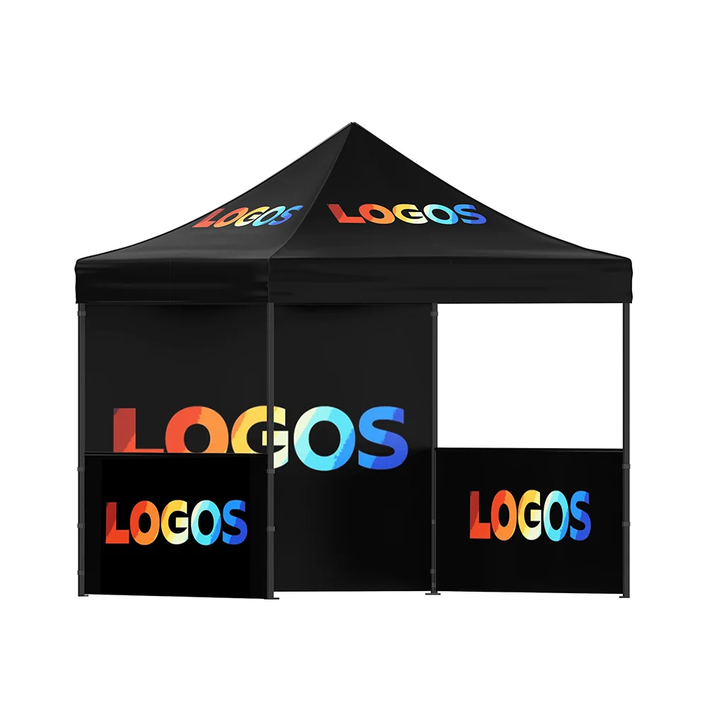 Portable Easy Setup Aluminum Trade Show Tent Lightweight Foldable Outdoor Exhibition Canopy With Custom Branding