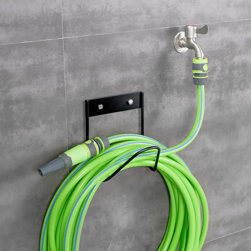 

Garden Hose Organizer Wall Mounted Hose Hook Efficient Wall-mounted Stainless Steel Hose Organizers for Home Garden for Water