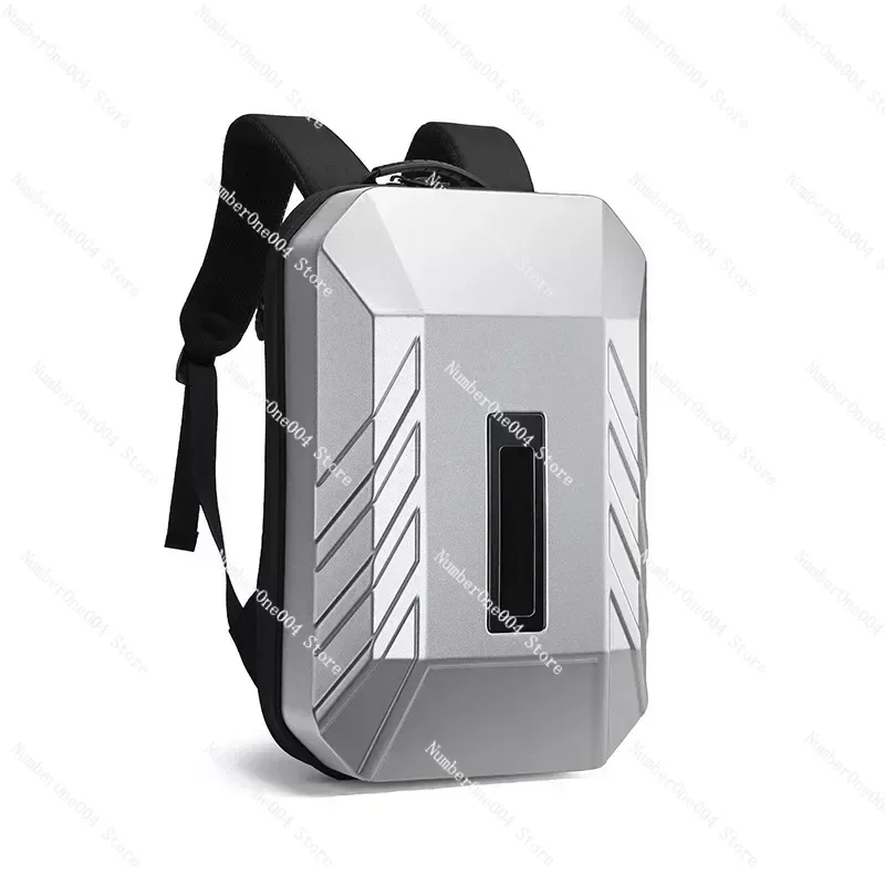 Business Backpack Men's PC Hard Case Computer Bag Smart Trendy Cool Led Men's Backpack Backpack