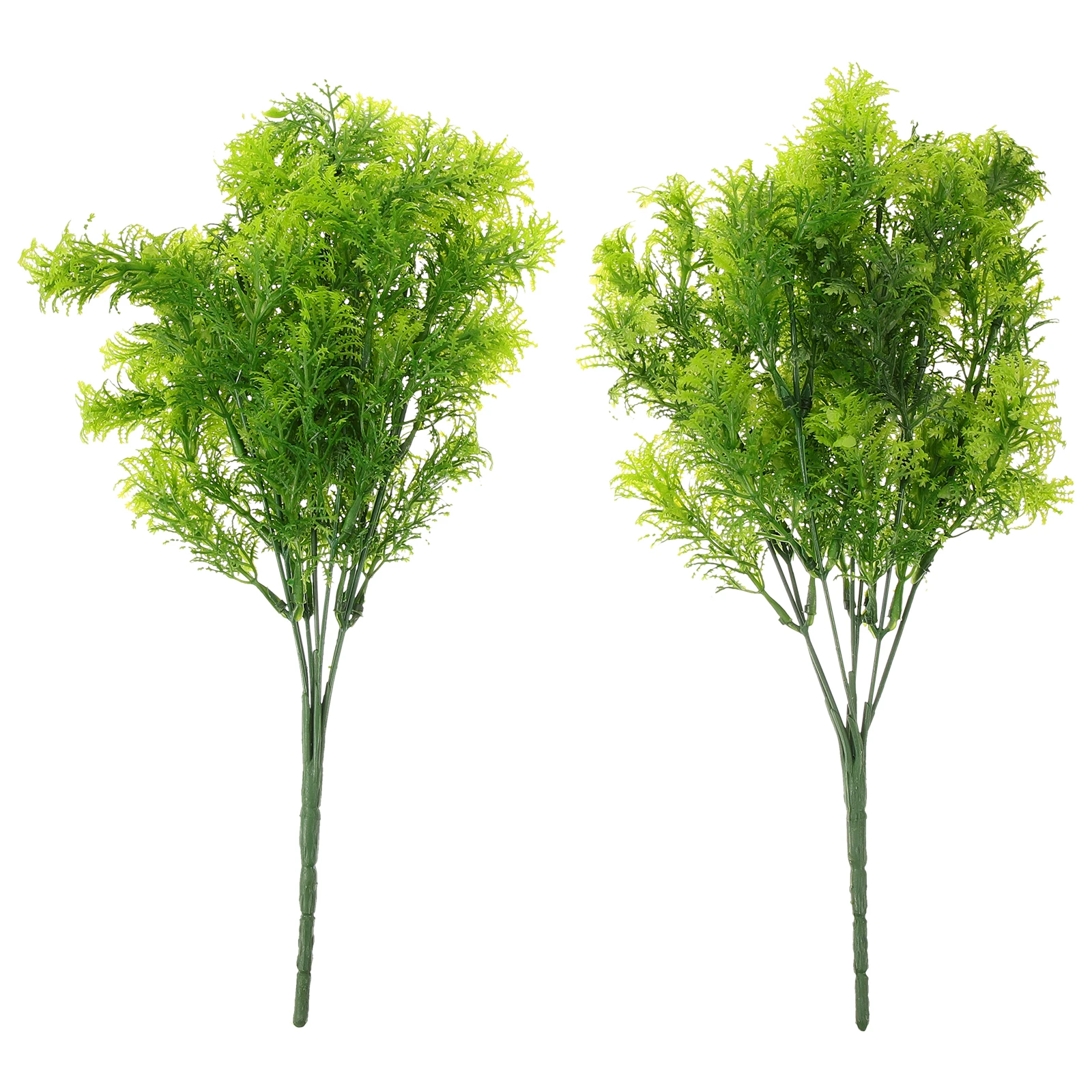 

2pcs Simulated Tower Pine Grass Realistic Artificial Plant Decor Greenery Stems Faux Leaves Home Office Party
