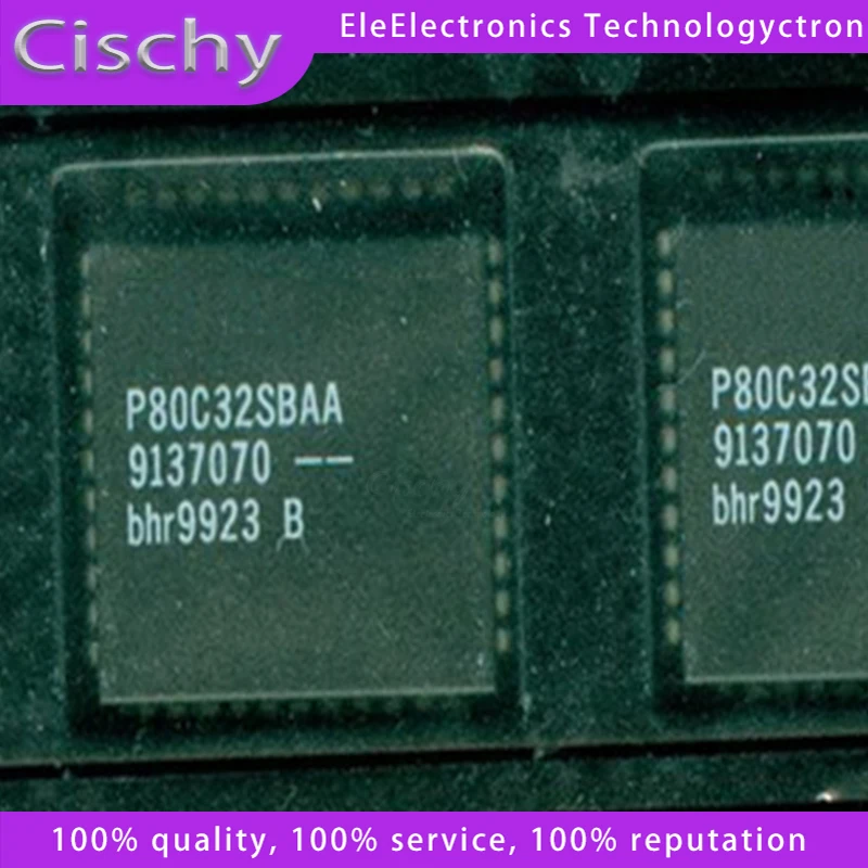 1pcs P80C32SBAA P80C552EBA P80C552EFA P89V51RD2F P80C32 P80C552 P89V51 PLCC In Stock
