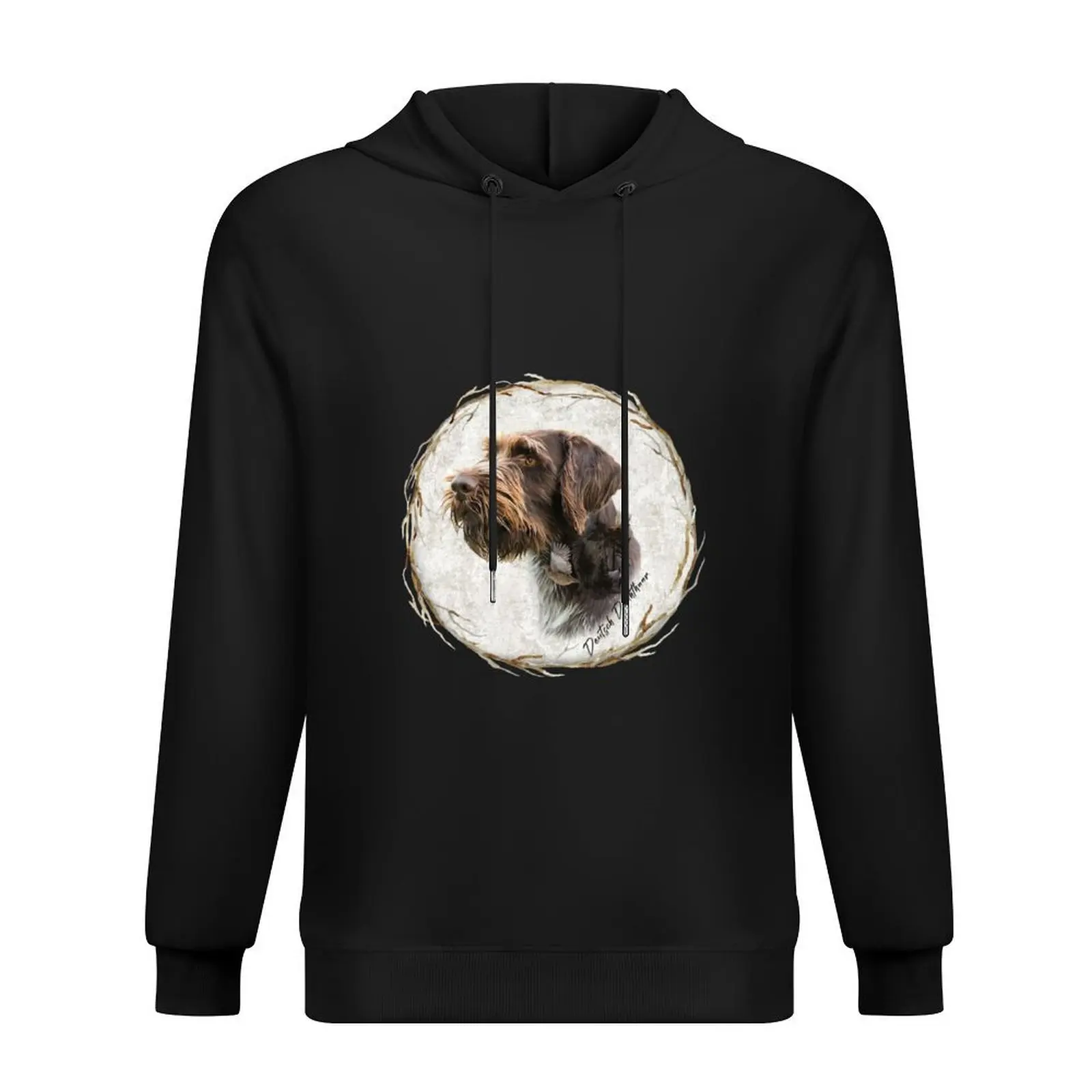 

German Wirehaired Pointer's thoughts Hoodie anime clothes japanese style anime clothing graphic t shirts men hoodie men