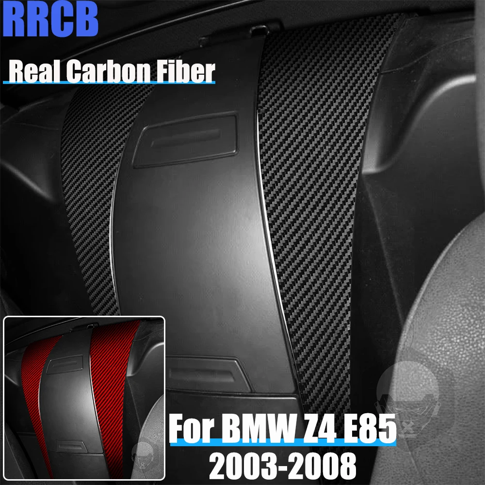 

Real Carbon Fiber Car Accessories Rear Side Panel Decorative Soft Cover Sticker For BMW Z4 E85 2003 2004 2005 2006 2007 2008
