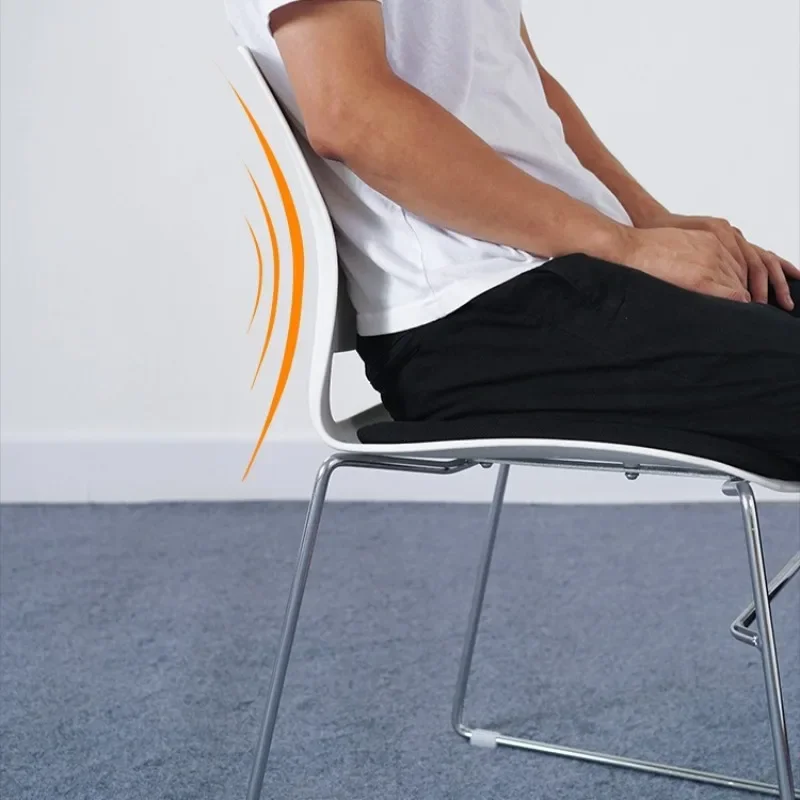 Conference Chair Foldable Bow-shaped Armless Simple Staff Office Conference Room Backrest Training Office Chair Muebles