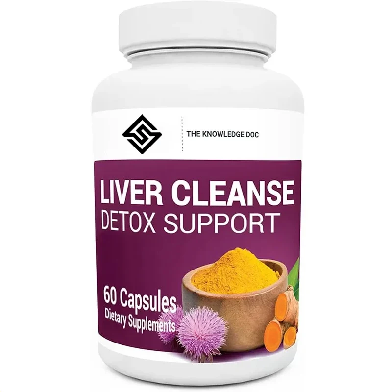 Liver Cleansing And Detoxification Capsule, Containing Milk Thistle, Cow Bile And Folic Acid, Turmeric, Black Pepper And Choline