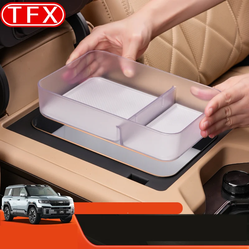 

For BYD Leopard 8 2024-2025 Car Styling Armrest Box Storage Box Central Control Storage Box Auto Interior Decoration Accessories