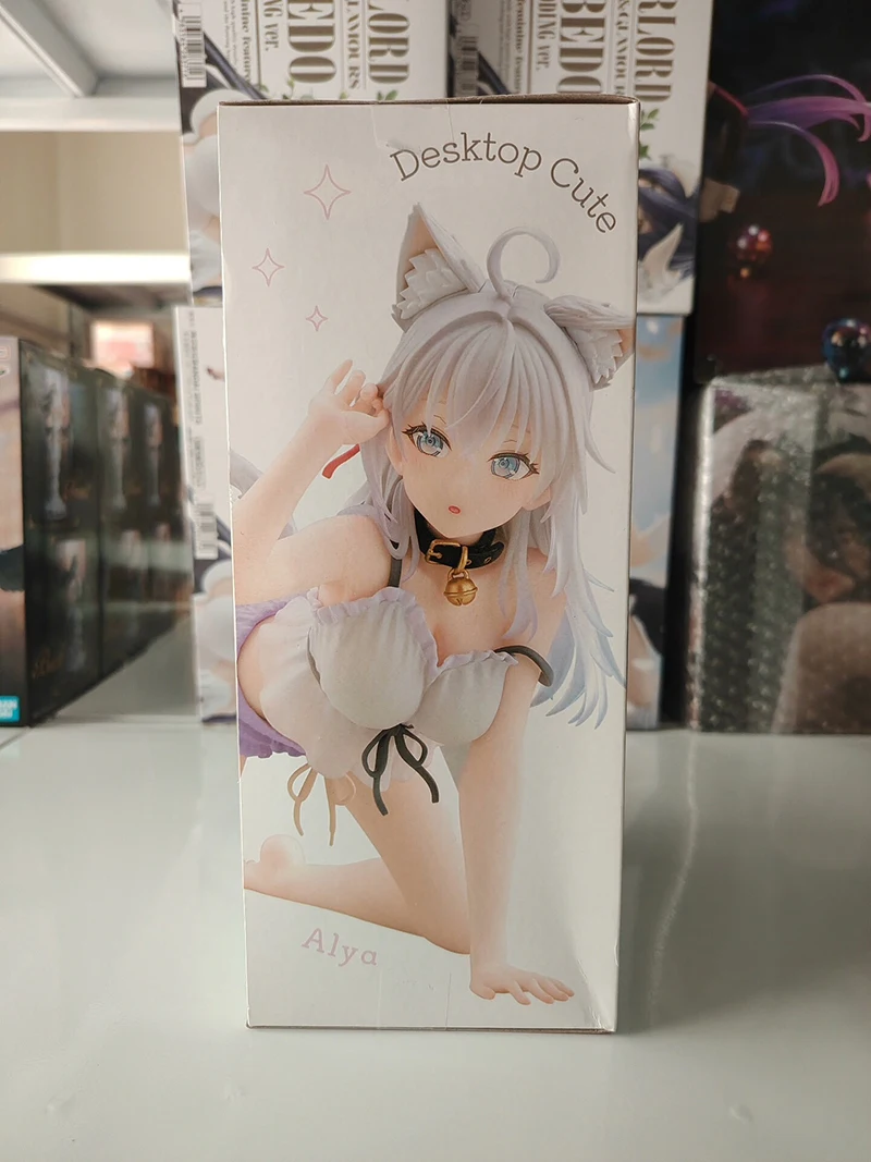 TAiTO Desktop Cute Alya Sometimes Hides Her Feelings In Russian Alisa Mikhailovna Kujou ~Cat Ear~ PVC 13CM Anime Figures Toy