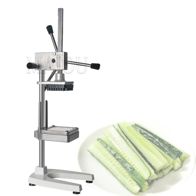 

Vertical Manual French Fries Cutter Machine Potato Slicer Chip Cutter With 3 Blades Vegetable Fruit Cutter Kitchen Tools