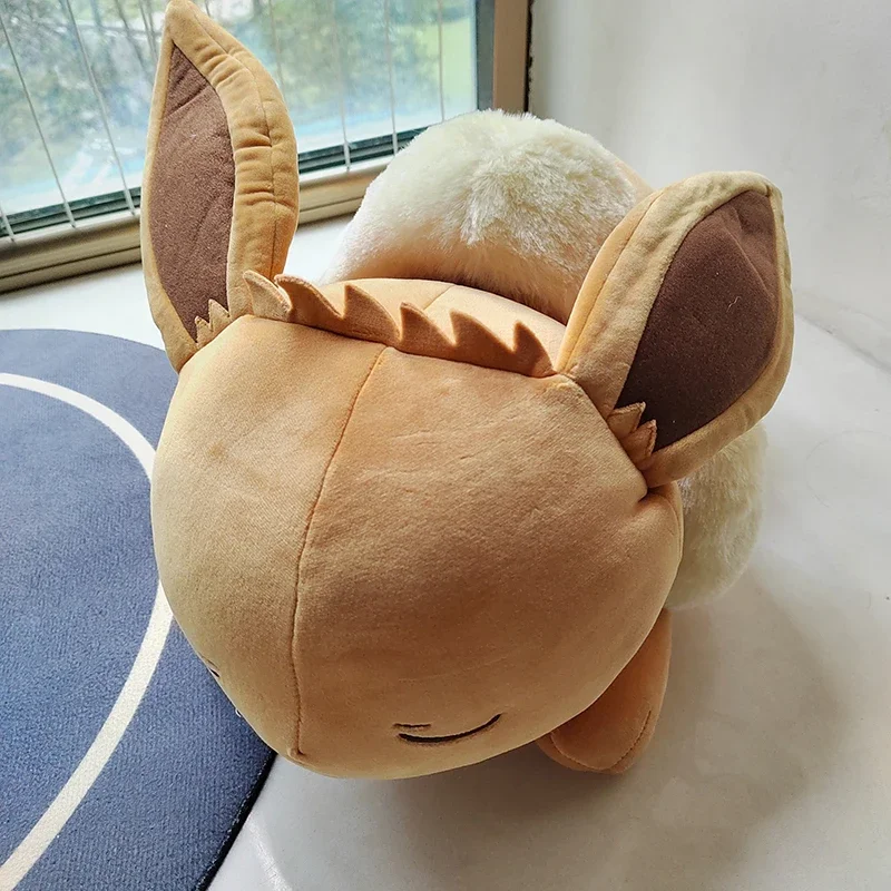 

45cm Pokemon Eevee Large Plush Toys Anime Doll Cute Ornament Giant Pokémon Eevee Stuffed Plushie Pillow Gift for Children