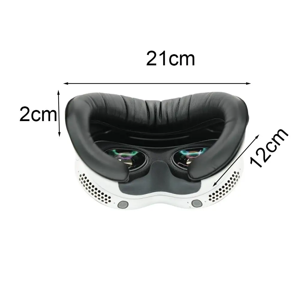 Ice Silk/PU Leather Replacement Mask For Apple Vision Pro Widened And Thickened To Increase Contact Pressure Comfortable