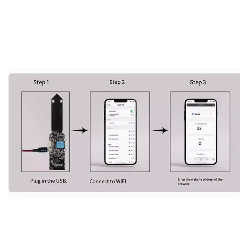 

Модуль тестирования почвы ABSQ-электролит T-Higrow MCU32 Wi-Fi Bluetooth DHT11 Макетная плата Беспроводное управление через Bluetooth