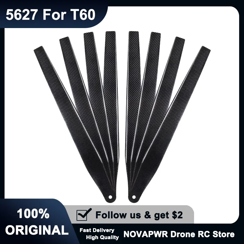 

5627 Carbon Fiber Propellers Folding Blade Heavy-Load Rotors for DJI T60 Agriculture Drone