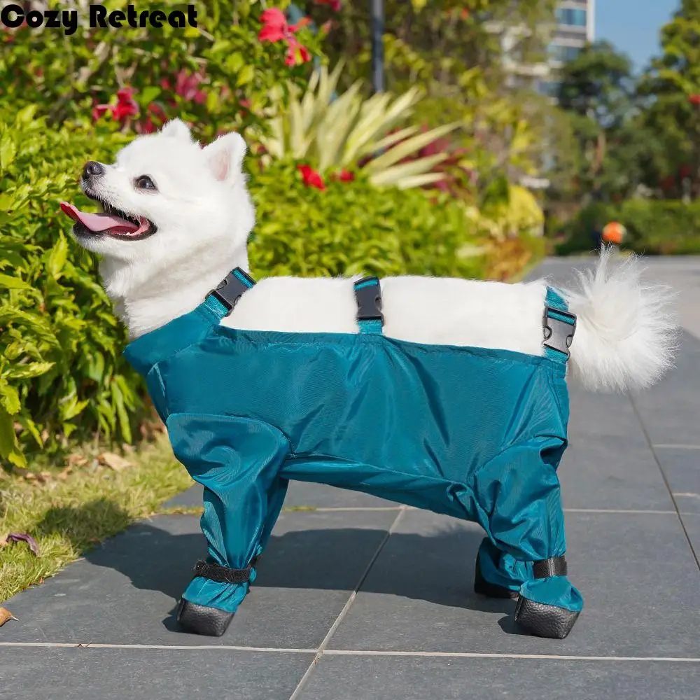 

Waterproof Dog Shoes Leggings Breathable Dirty-Proof Dog Suspender Boot Anti-Slip with Foot Cover Dog Shoes Pet Supplies