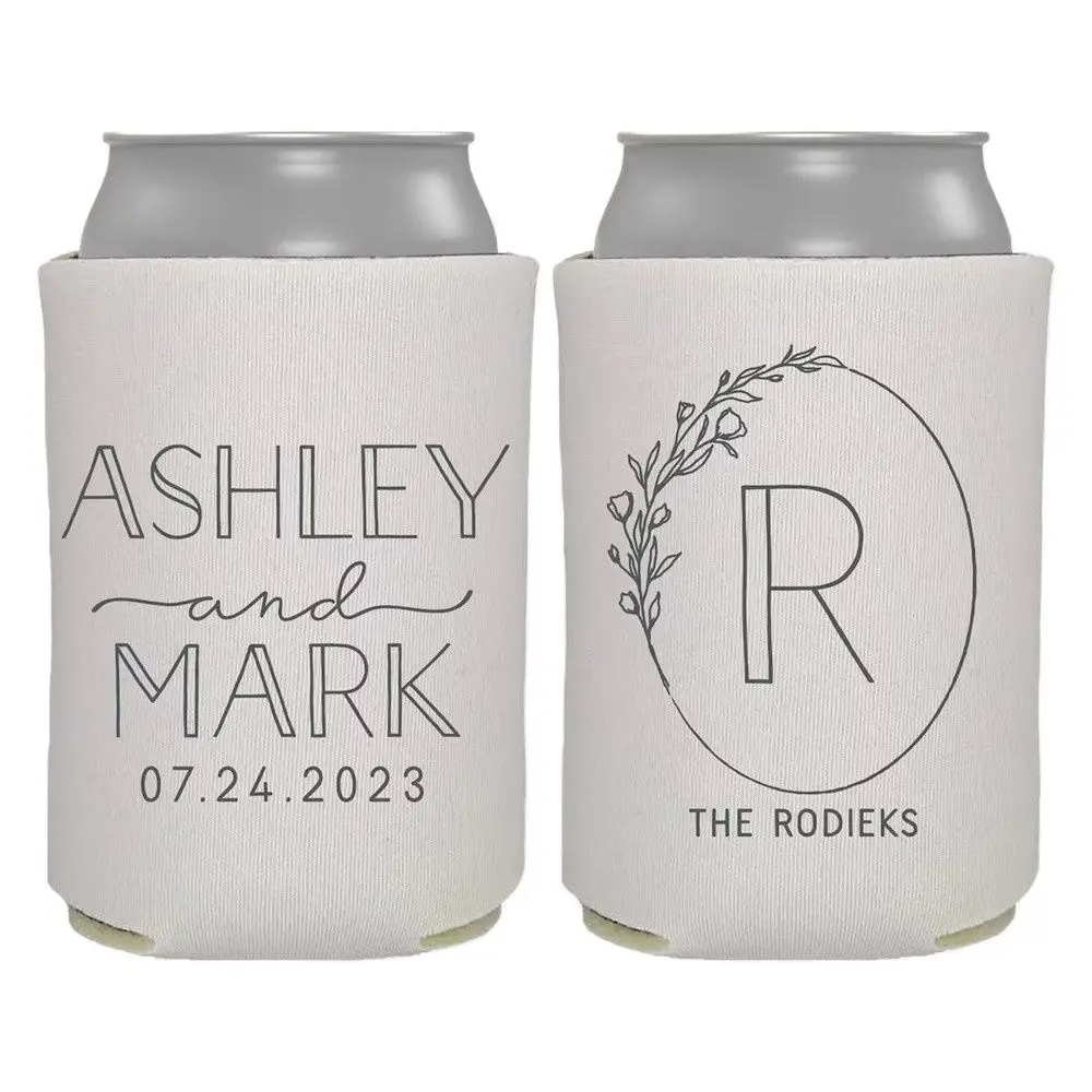 Drinking Partners For Life - Wedding Can Cooler-Custom - Wedding Favors, Insulated, Beer Huggers, Wedding Favor, Beer Holder