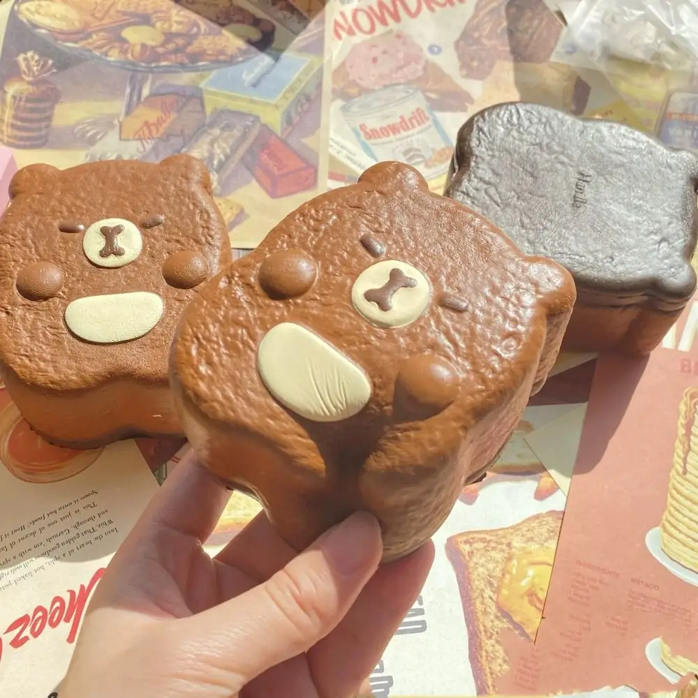 Capybara Cookie Vent Squeezing Toys Super Soft Chocolate Cute Animal Pinch Toy Interesting Creative Cartoon Pinch Toy Office