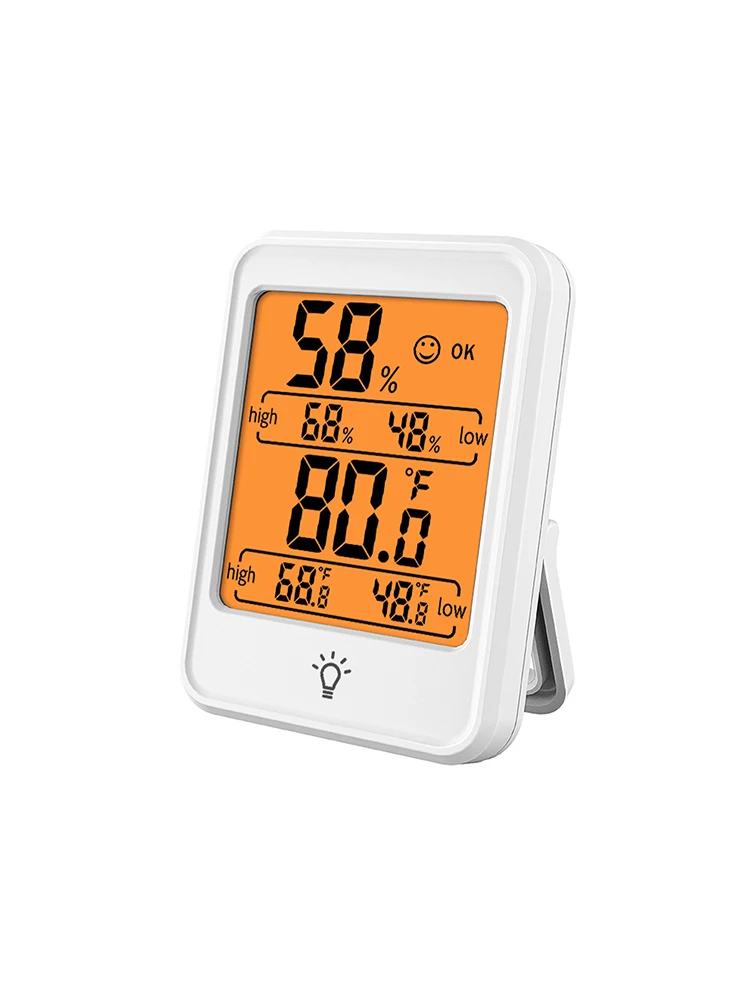 Home multi-functional indoor and outdoor high-precision thermometer, new wireless digital hygrometer and thermometer, waterproof