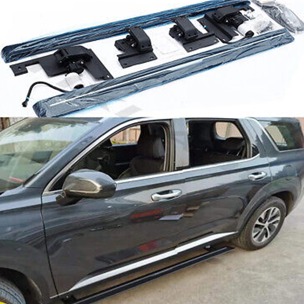 2Pcs Deployable Electric Running Board Side Step fits for Hyundai Palisade 2019 20 21 22 23