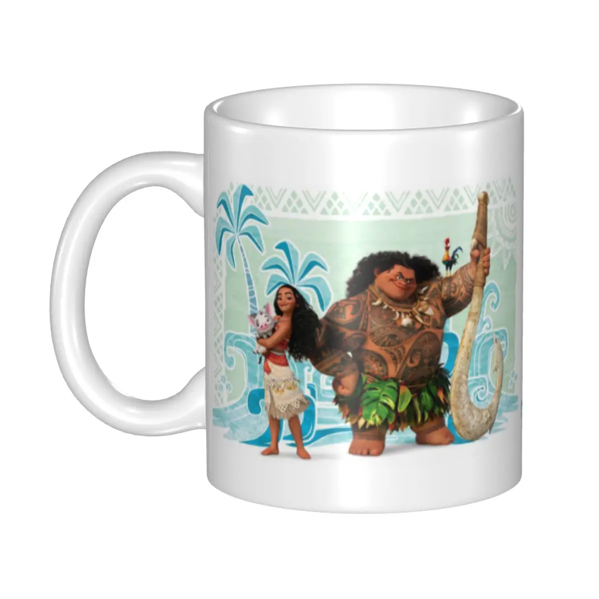 

Персонализированные комедийные приключенческие фильмы Моана Кофейные кружки DIY Керамические чашки для чая и молока