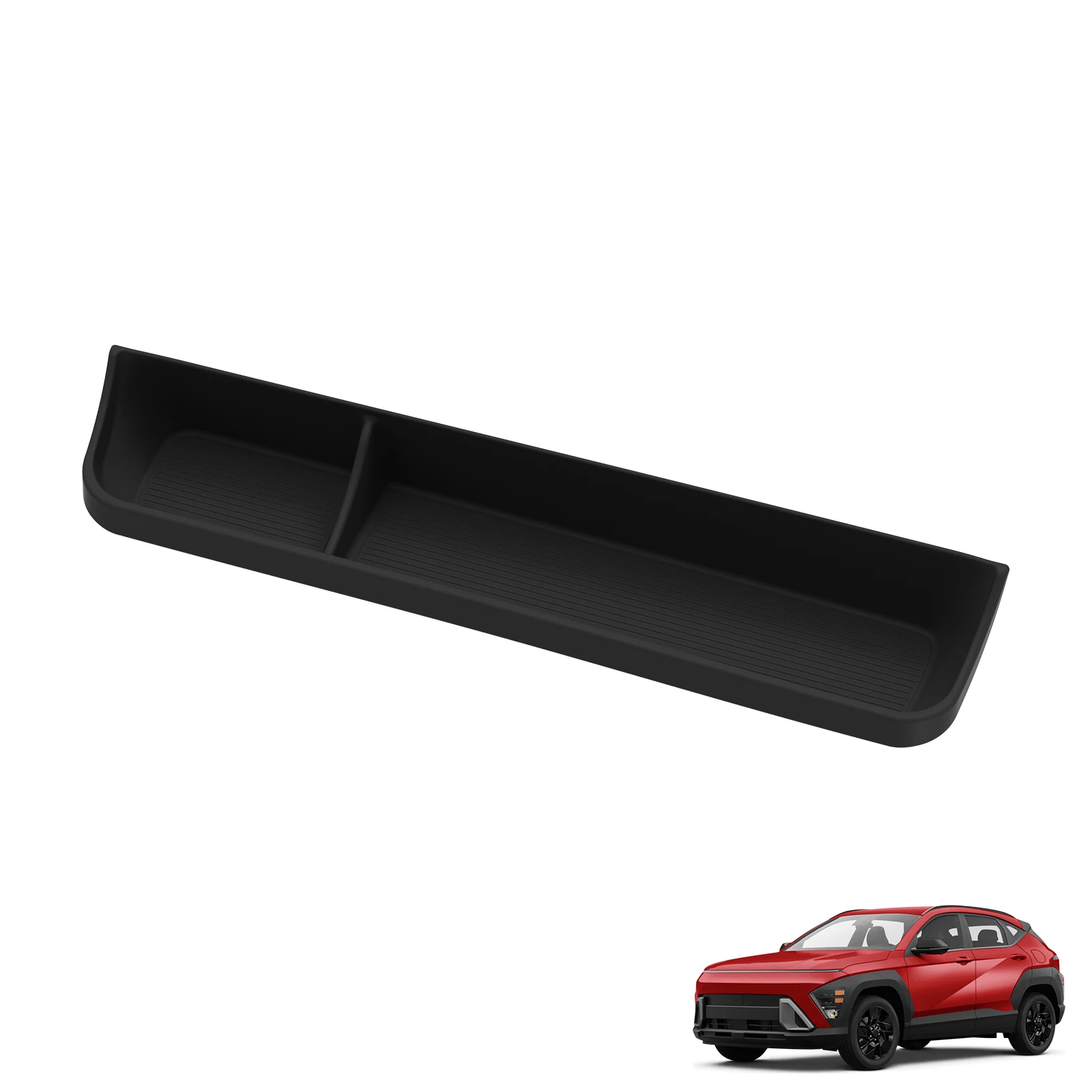 Smabee für Hyundai Kona 2. Generation 2024-2026 Beifahrer-Armaturenbrett-Aufbewahrungsbox Silikon-Organizer Autozubehör – Detail 9