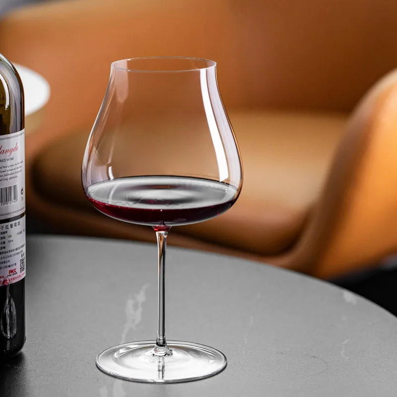 

2 шт. хрустальные бокалы для вина объемом 810 мл, большие бокалы для дегустации красного вина, декоративная посуда для бара, идеально подходят для раскрытия вкусов красного вина.