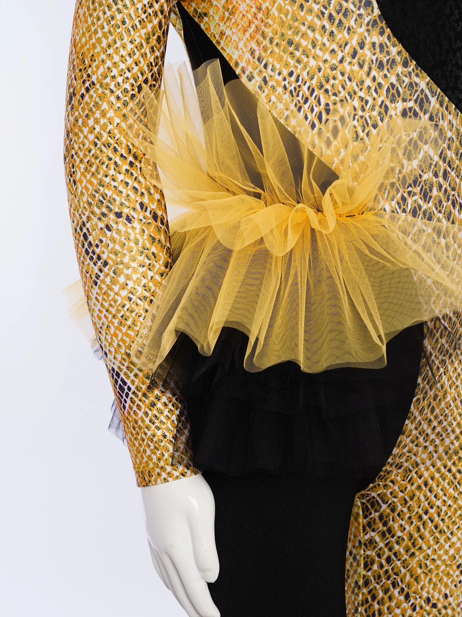 Body de Ballet en Tulle pour filles, justaucorps de gymnastique à paillettes, Costume de danse Jazz asymétrique, combinaison de patinage pour enfants