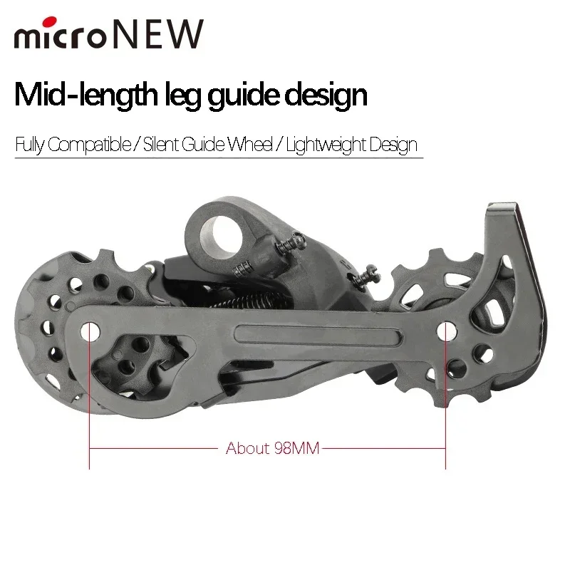 MicroNEW Road Bike Twin Lever 2x10 Speed 3x10 Shifter 7 8 9 10 Speed Shifter Bike Derailleur Kit for Shimano MTB