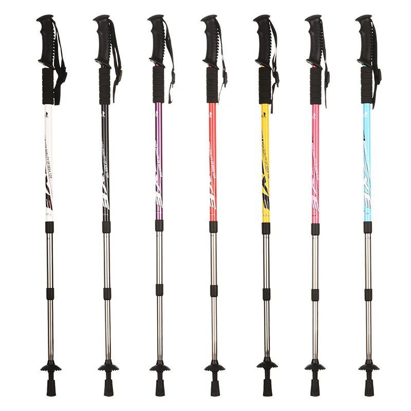 Trekking Poles Collapsible Telescopic Sticks Lightweight Walking Hiking Stick Climbing Stick treking accesorios walking stick