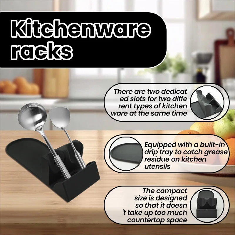 Cutlery Rack Creative Reusable Kitchen Utensil Holder Plastic Tool