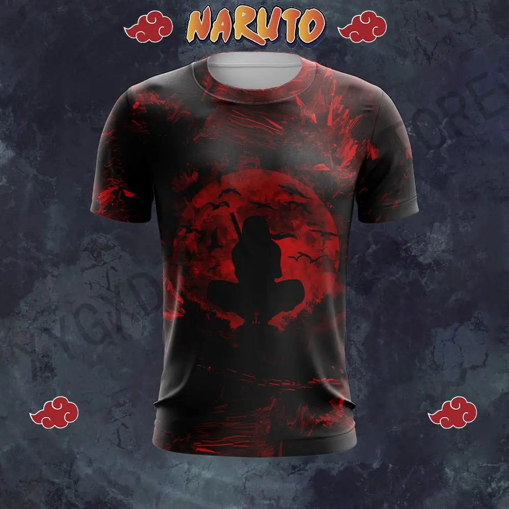 Men Gift Naruto Children's Y2k Clothes Men's T-shirt 110-6XL Essentials High Quality Clothing Shirts Anime 2023 Short Sleeve New