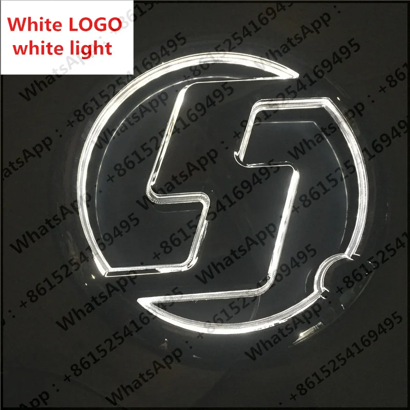 For SHACMAN Signboard X3000 X5000 New M3000 Front Panel S Mark LED LOGO Mark Luminous Mark S Round Mark Truck Parts