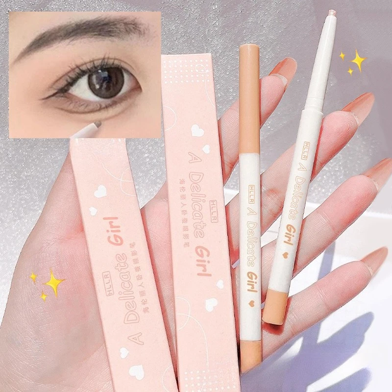 Under Eye Liner Pencil for Contour Glitter Easy To Use for Woman Natural 3D Eye Look Beginner Friendly All Day Wear Makeup Tool