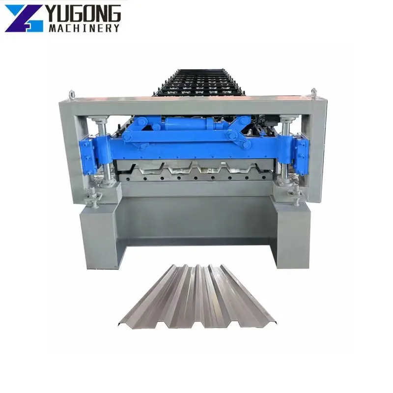 YUGONG 2023 NEW House Building Roof Tile Roll Forming Making Machine Most Popular