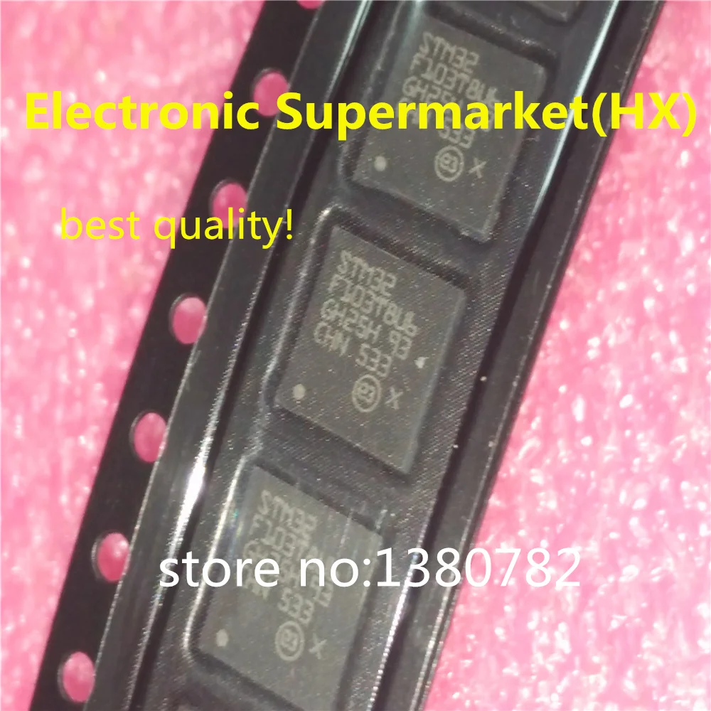 Free Shipping 10pcs-50pcs STM32F103T8U6 STM32F103 QFN-36 New original IC In stock!