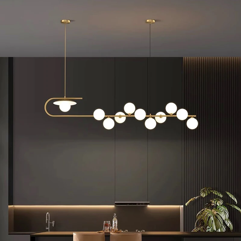 Luces led colgantes modernas para decoración del hogar, lámparas de luz para sala de estar, candelabros para comedor, iluminación interior