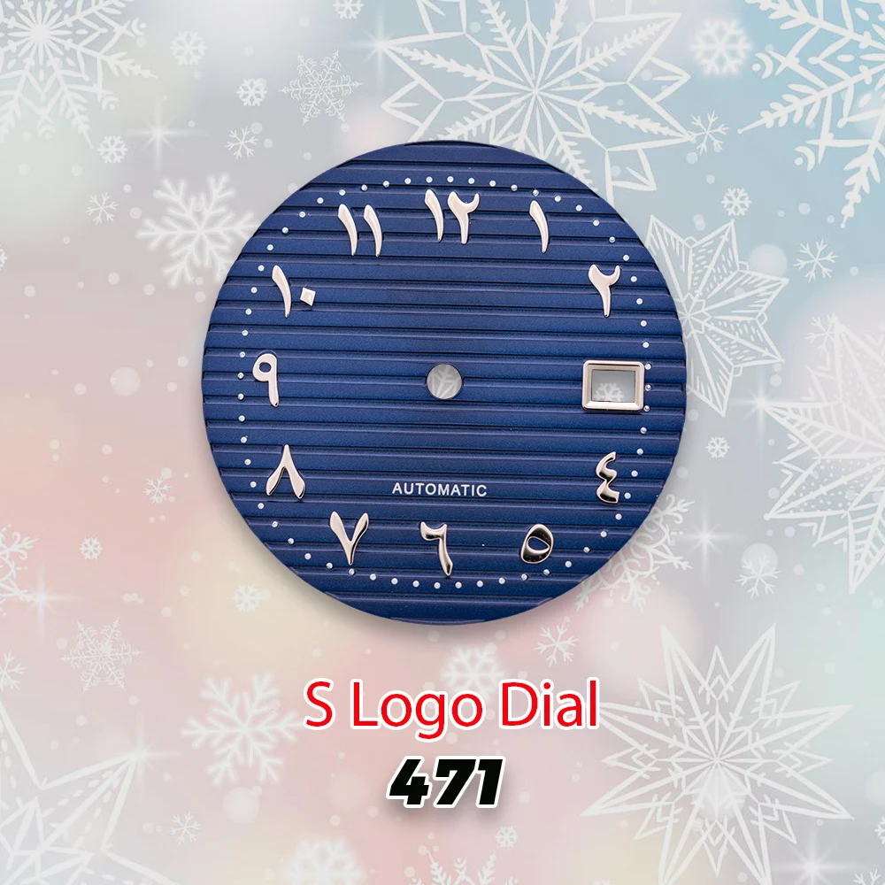 30.5 مللي متر S شعار NH35 العربية نوتيلوس الهاتفي لا الأيدي صالح NH35/NH36/4R/7S حركة لا مضيئة ساعة تعديل الملحقات