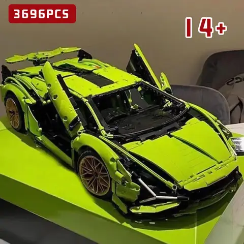 3696Pcs Technical SuperCar Assemble Puzzle Model 42115 Bricks For Kids Adults Holiday Party Supplies Birthday Gifts
