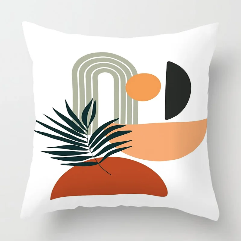 Scandinavian Abstract Style Pillow Cover 18x18/20x20 inches - Geometric Print Cushion Cover Home Decor Gift Pillow Cover