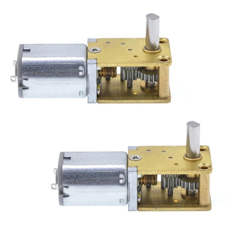 4X7A Robotics Reduction Motor, N20 12V 53 per Geared Unit with M0.15 Specification, Metal Construction and Perpendicular