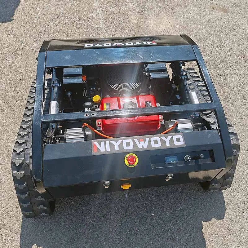 الأراضي القاحلة بستان الحضانة إزالة الأعشاب الضارة الزاحف جزازة العشب آلات الحديقة جهاز ذكي للتحكم عن بعد الزاحف جزازة العشب #3