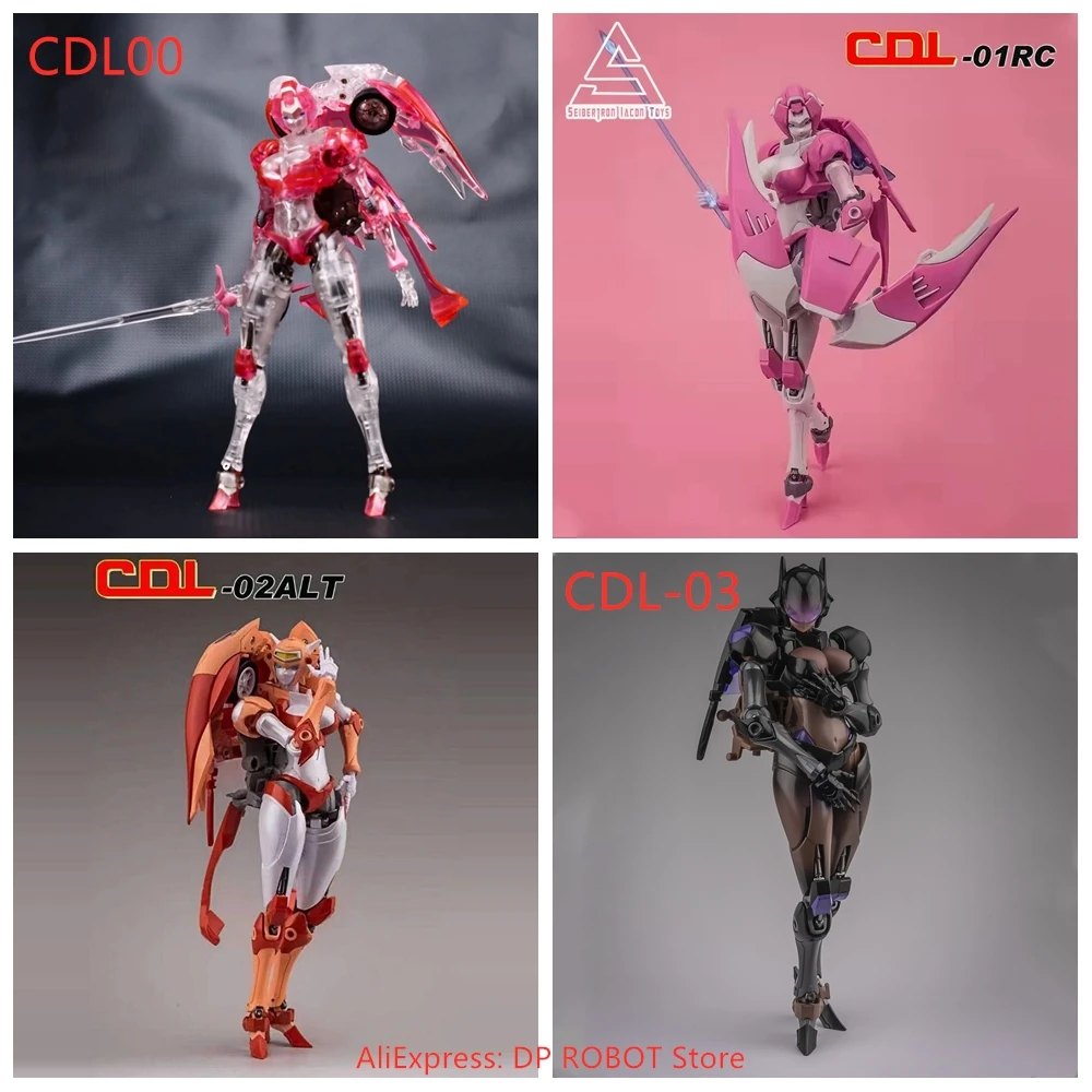 Transformation CDL-01 CDL-00 CDL-02 ALT CDL02 CDL03 CDL-03 Arcee G1 Style MP Ratio KO BigFirebird Fully Painted Alloy Figure