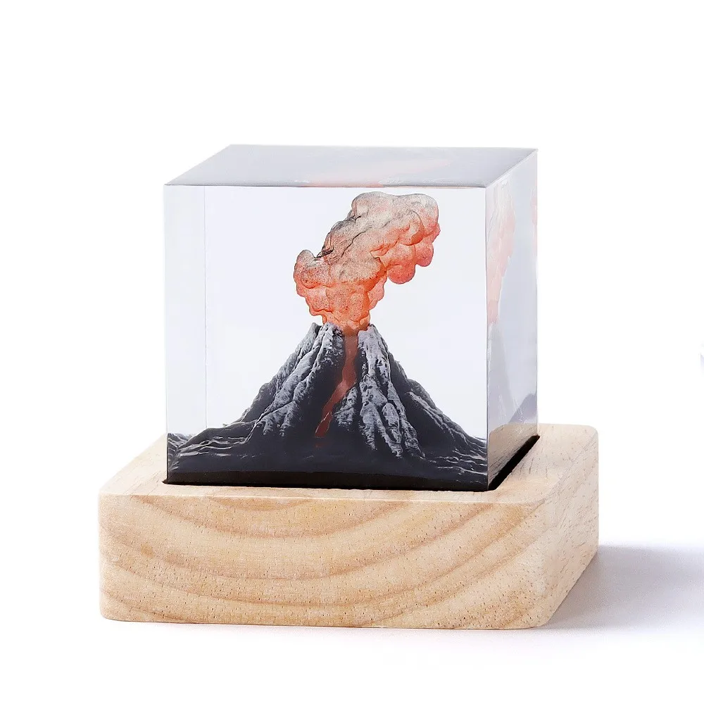 

Healing system, Jurassic, volcanic eruption, desktop, creative, office, small ornaments, home