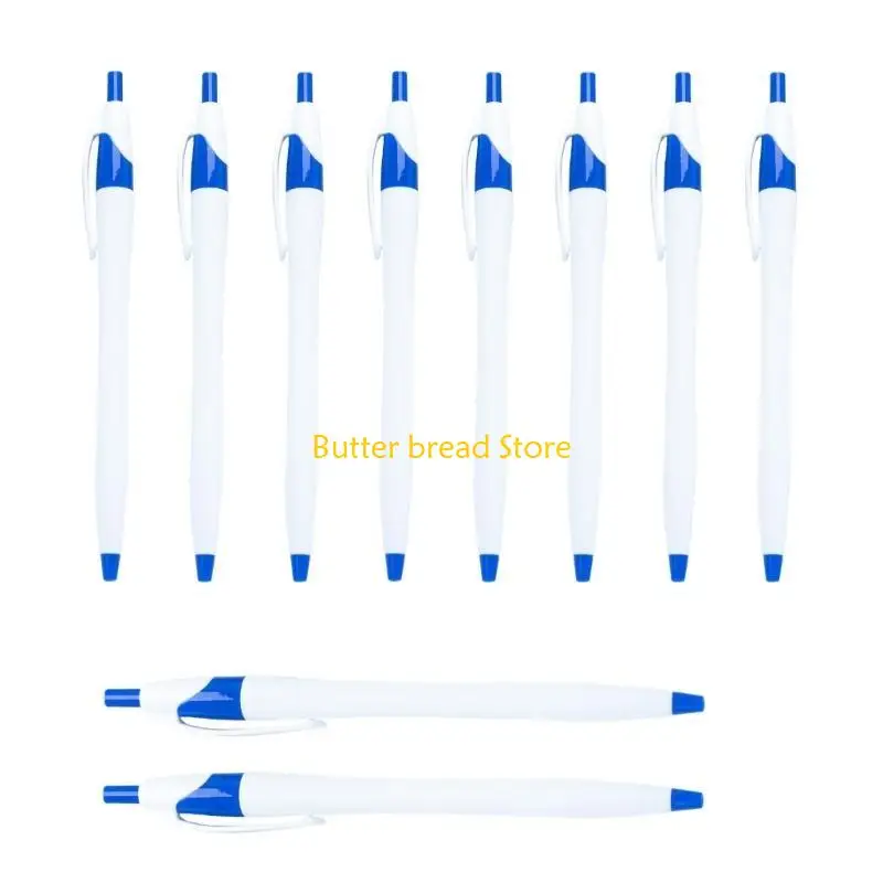 

W89C 10x/Set Retractable Ballpoint Pen Smooth Writing Pen 1.0mm Oil Pen Gift Pen