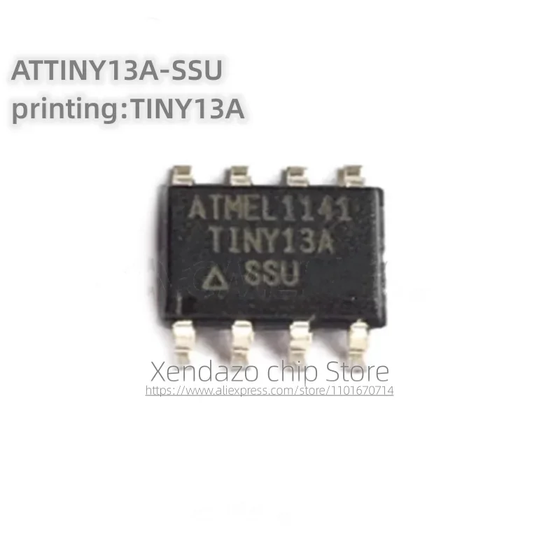 5pcs/lot ATTINY13A-SSU Silk screen printing TINY13A SOP-8 package Original genuine Microcontroller chip