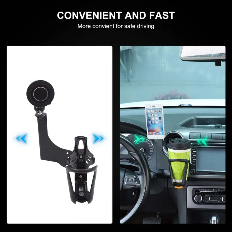 For Volkswagen Amoka Amarok 2011-2015 car center console cup holder, beverage cup holder, phone holder, automotive accessories