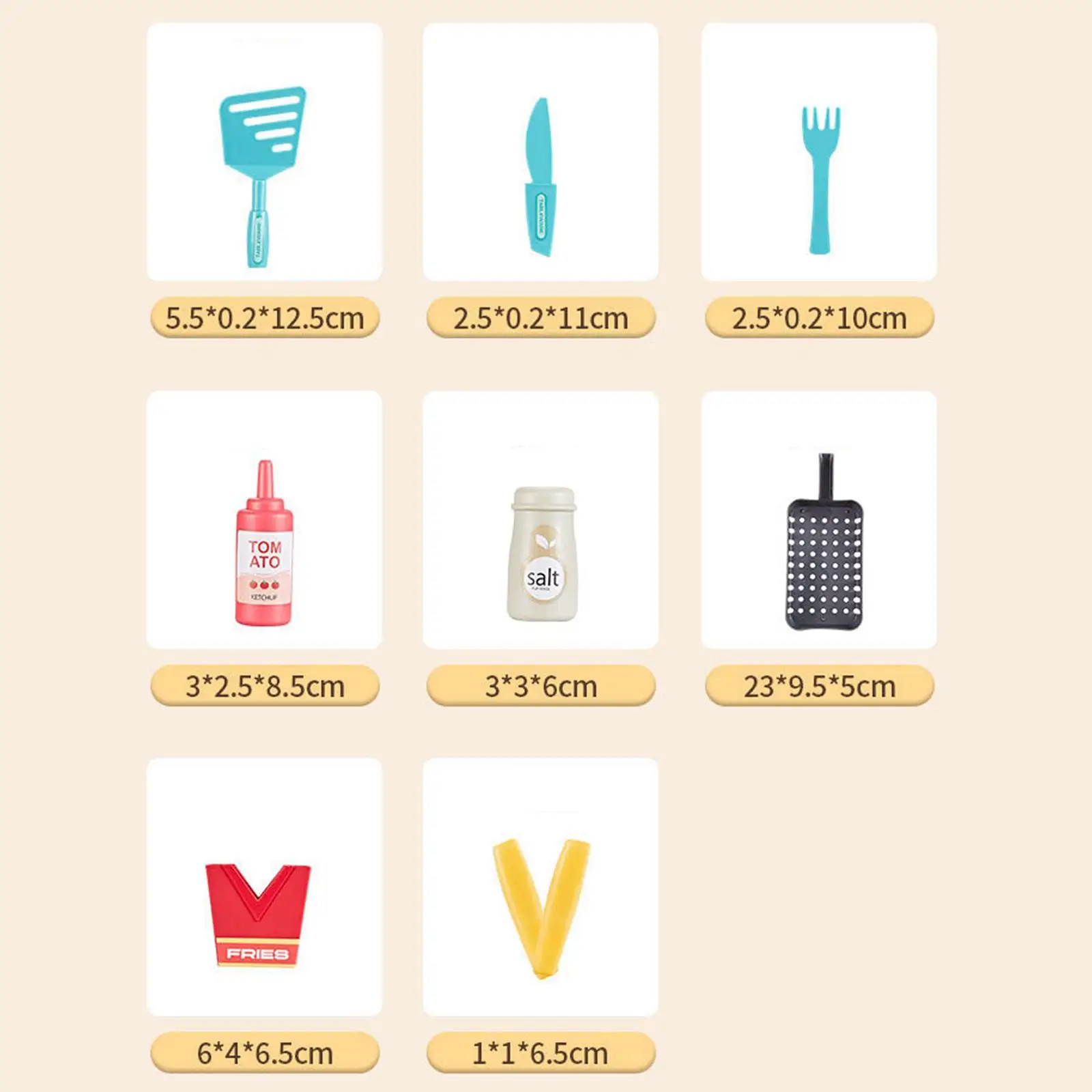 キッズプレイキッチンプレイセットリアルな微細運動能力食品調理フライヤー子供のおもちゃ