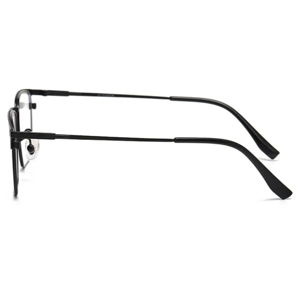 Metal PC Reading Glasses Black Decorative Glasses Presbyopia Eyeglasses Square Anti Eyestrain Reading Glasses Men and Women