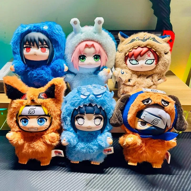 

2025 New EAKI Naruto Blind box Naruto Vinyl Shippuden Party Series Naruto Key Chain Doll Toy Kids Birthday Collection Gifts