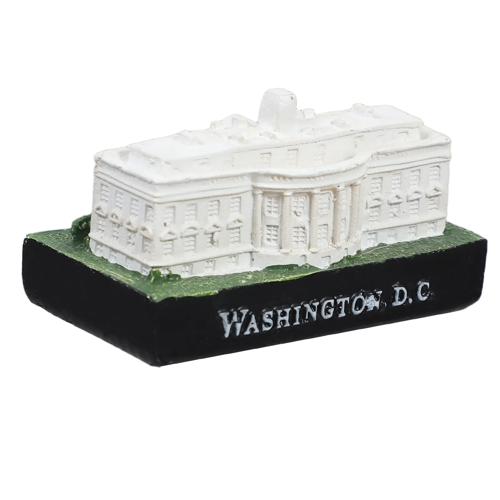 Premium Resin White House Statue Dc Keepsake Artifact Detailed Architectural Sculpture Symbol Desk Shelf